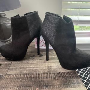 Black ankle boots